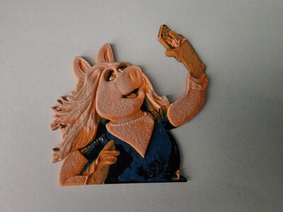 Photopops - Miss Piggy - 3d Printed Art Piece - image2